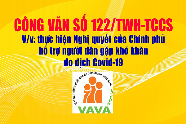 Công văn số 112/TWH-TCCS: Về việc thực hiện Nghị quyết của Chính phủ hỗ trợ người dân gặp khó khăn do dịch Covid-19