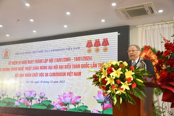 Diễn văn kỷ niệm 20 năm Ngày thành lập Hội Nạn nhân chất độc da cam/dioxin Việt Nam